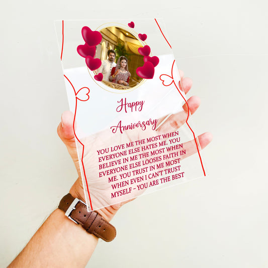 Custom Acrylic Anniversary Plaque 10