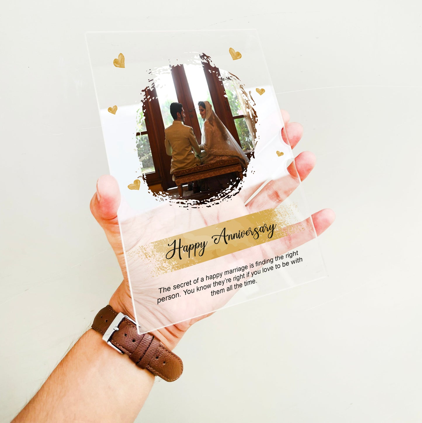 Custom Acrylic Anniversary Plaque 2