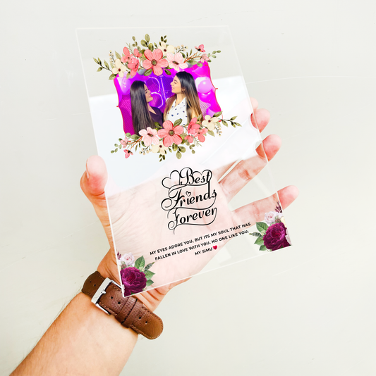 Personalized Acrylic Friendship Plaque 6