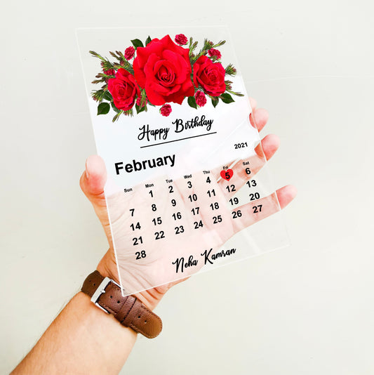 Personalized Acrylic Birthday Plaque 14