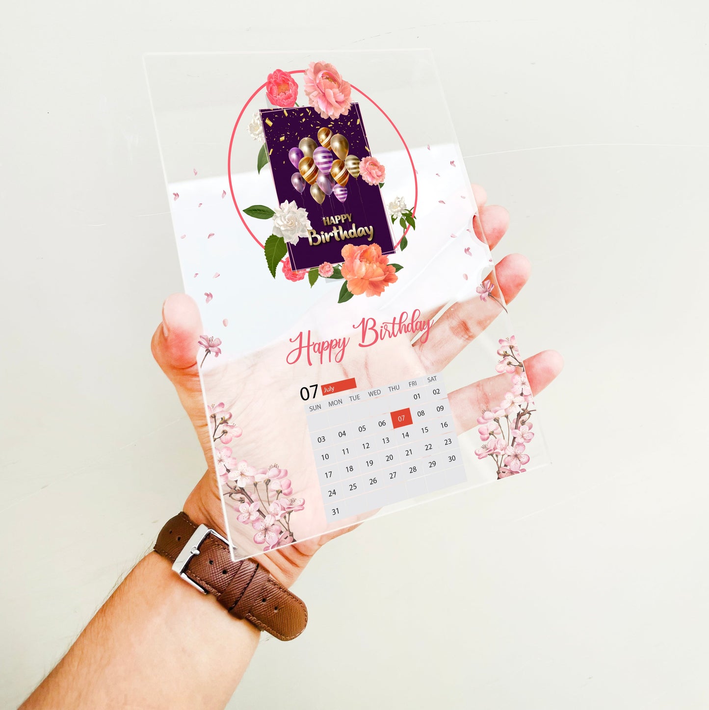 Personalized Acrylic Birthday Plaque 5