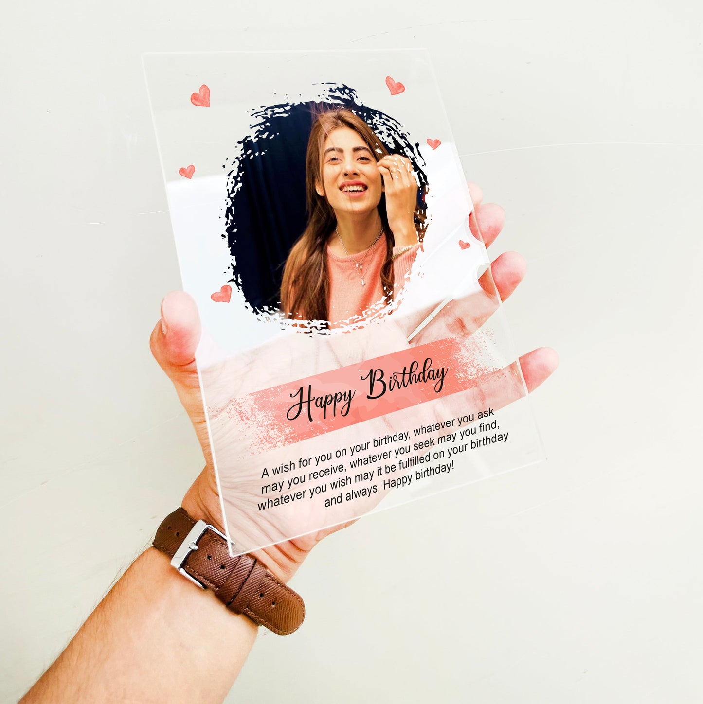 Personalized Acrylic Birthday Plaque 8