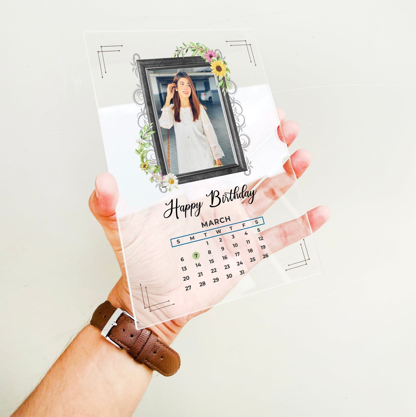 Personalized Acrylic Birthday Plaque 9