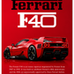 Ferrari F40 Supercar Vintage Specification Frame