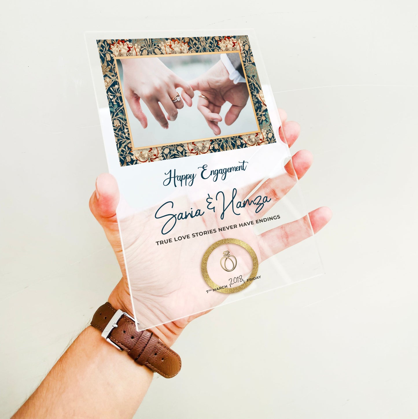 Custom Acrylic Engagement 2