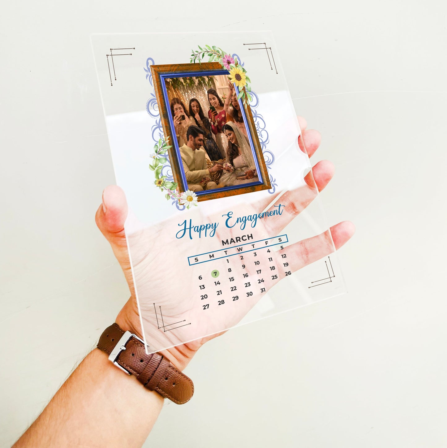 Custom Acrylic Engagement Calendar 3