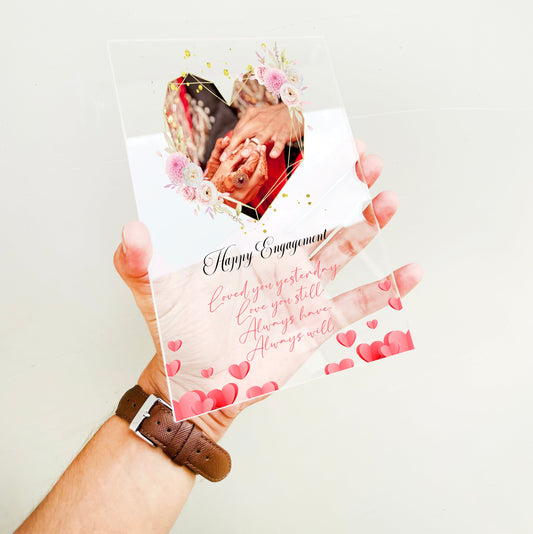 Custom Acrylic Engagement 4