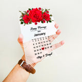 Custom Acrylic Happy Wedding / Marriage Calendar