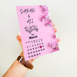 Acrylic Nikkah Mubarak Calendar Plaque 12
