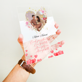 Custom Acrylic Nikkah Mubarak Plaque 2