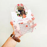 Custom Acrylic Happy Wedding / Marriage Calendar 2