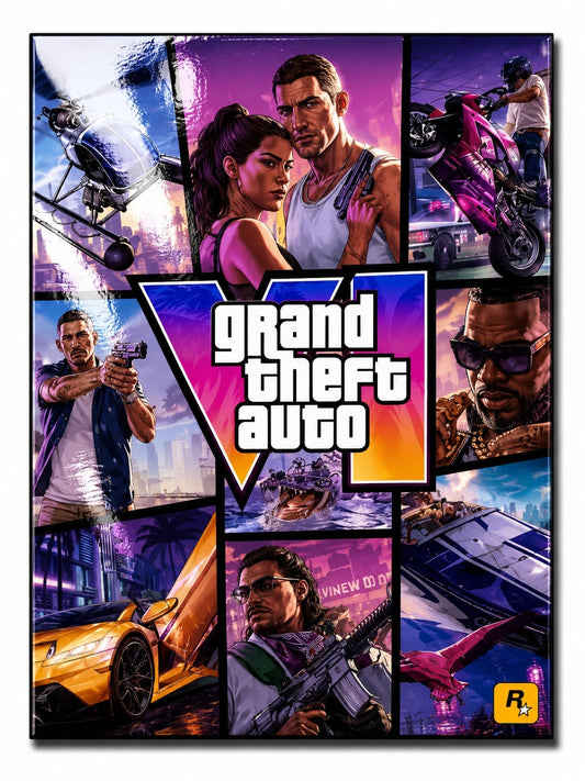 GTA 6 Cover art poster
