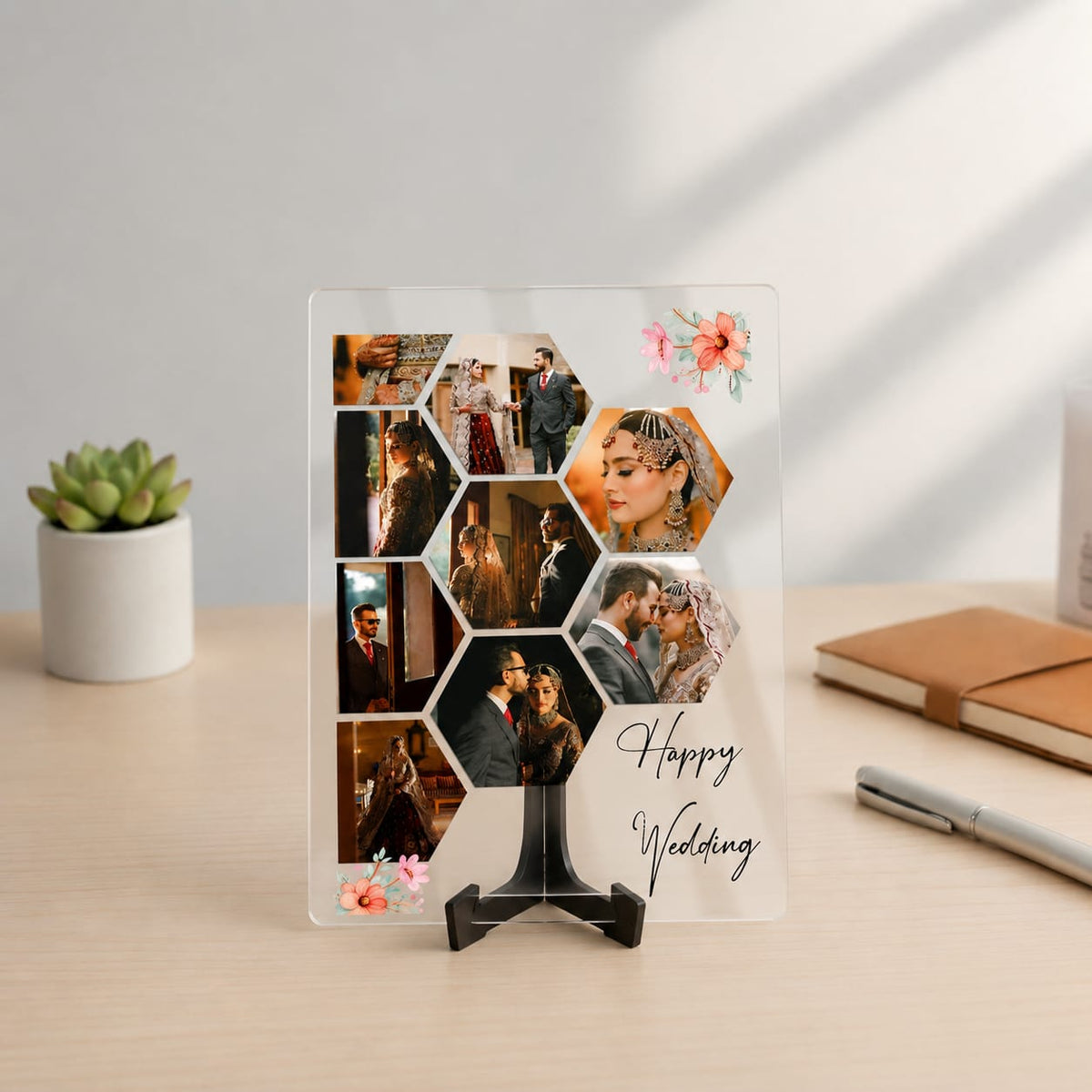 Personalized Birthday Memory Photo Frame with Calendar
