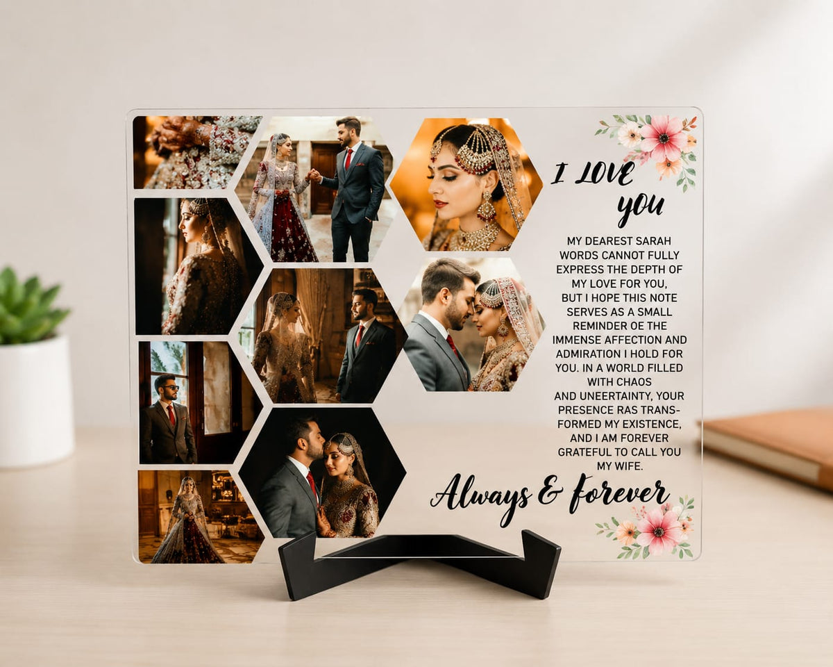 Personalized Birthday Memory Photo Frame with Calendar