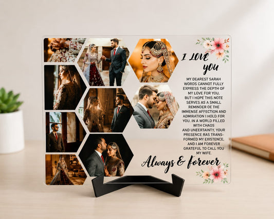 Personalized Birthday Memory Photo Frame with Calendar