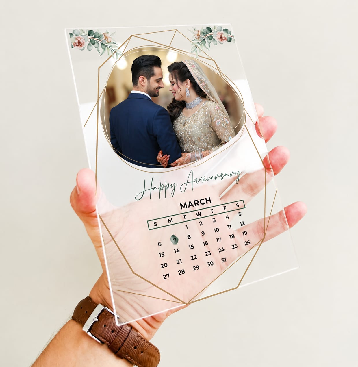 Custom Acrylic Anniversary Plaque