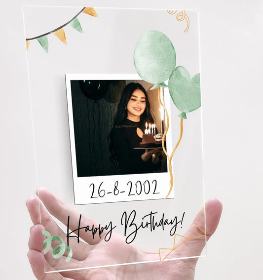 Personalized Acrylic Birthday Plaque 13
