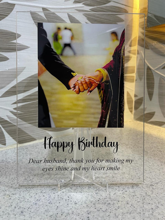 Personalized Acrylic Birthday Plaque 9