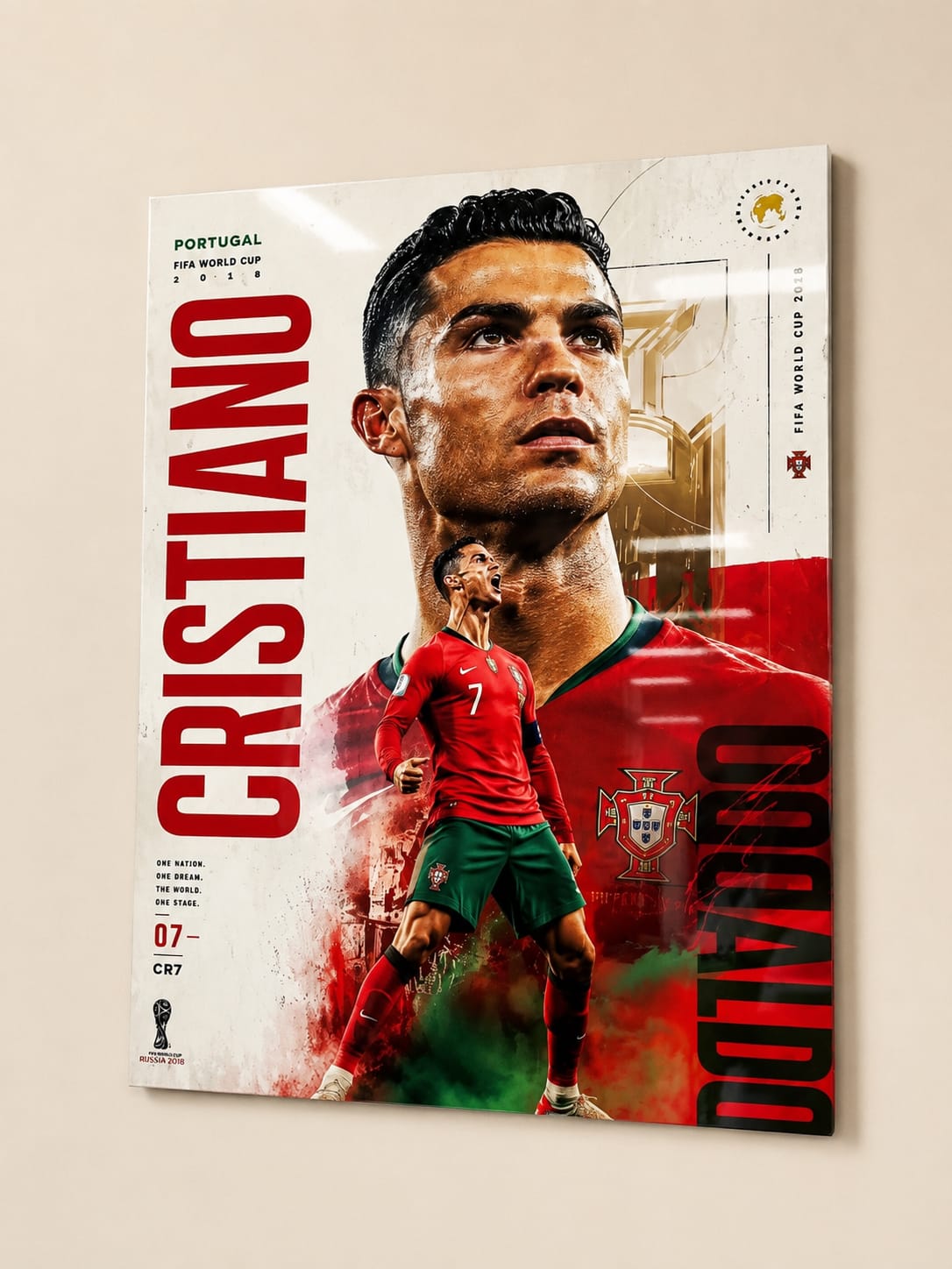 Cristiano Ronaldo Premium Acrylic Poster