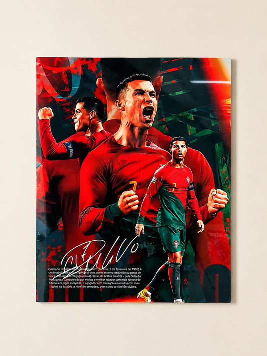 Cristiano Ronaldo Premium Acrylic Poster