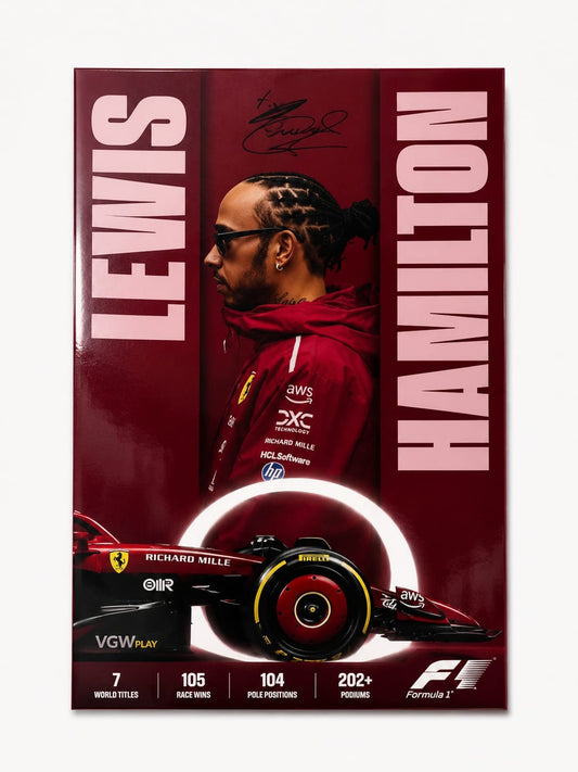 Lewis Hamilton Ferrari Era F1 Frame